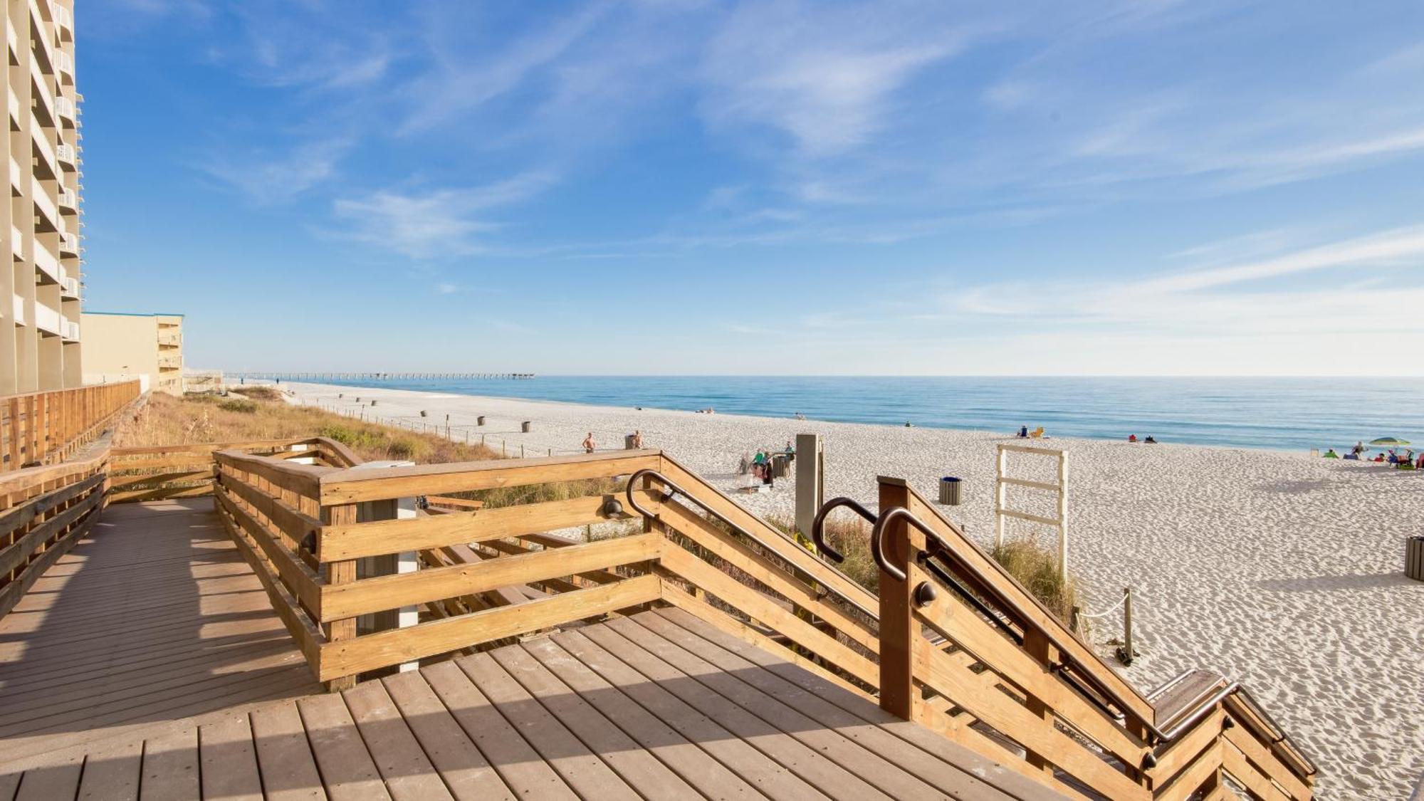 Tidewater Escape: 1Br/2Ba Beachfront Condo, Sleeps 6, Gulf Views & Comfort! Panama City Beach Eksteriør bilde