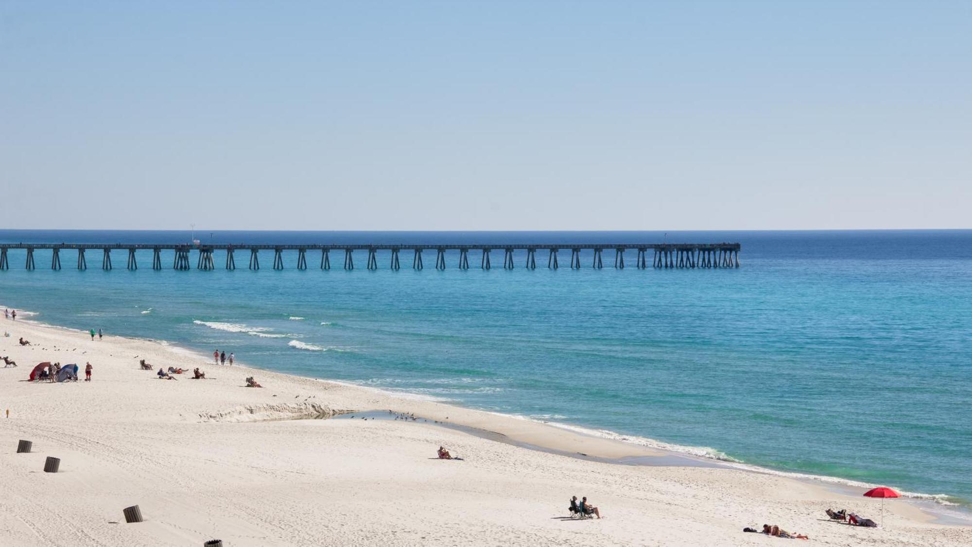 Tidewater Escape: 1Br/2Ba Beachfront Condo, Sleeps 6, Gulf Views & Comfort! Panama City Beach Eksteriør bilde