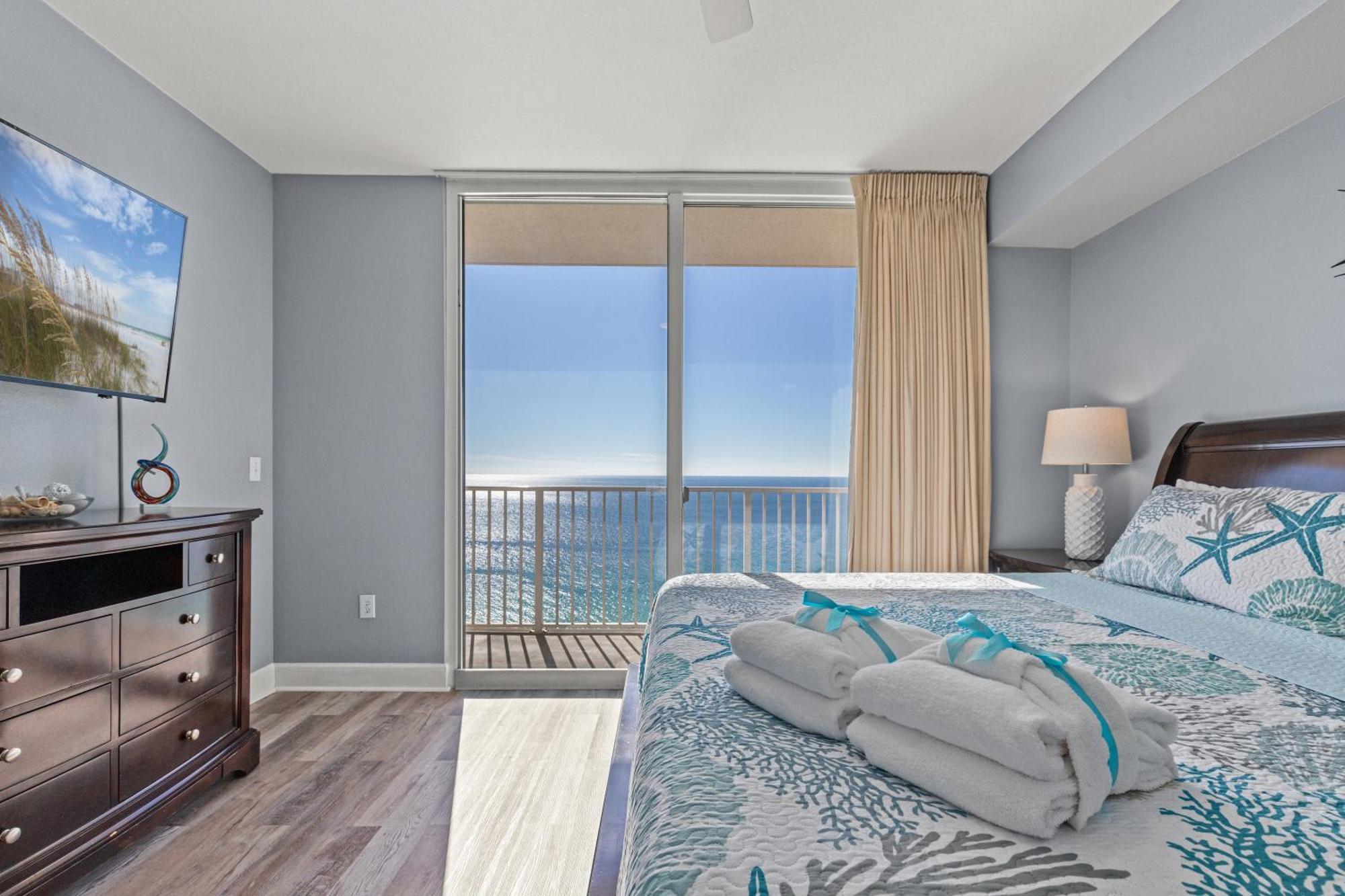 Tidewater Escape: 1Br/2Ba Beachfront Condo, Sleeps 6, Gulf Views & Comfort! Panama City Beach Eksteriør bilde