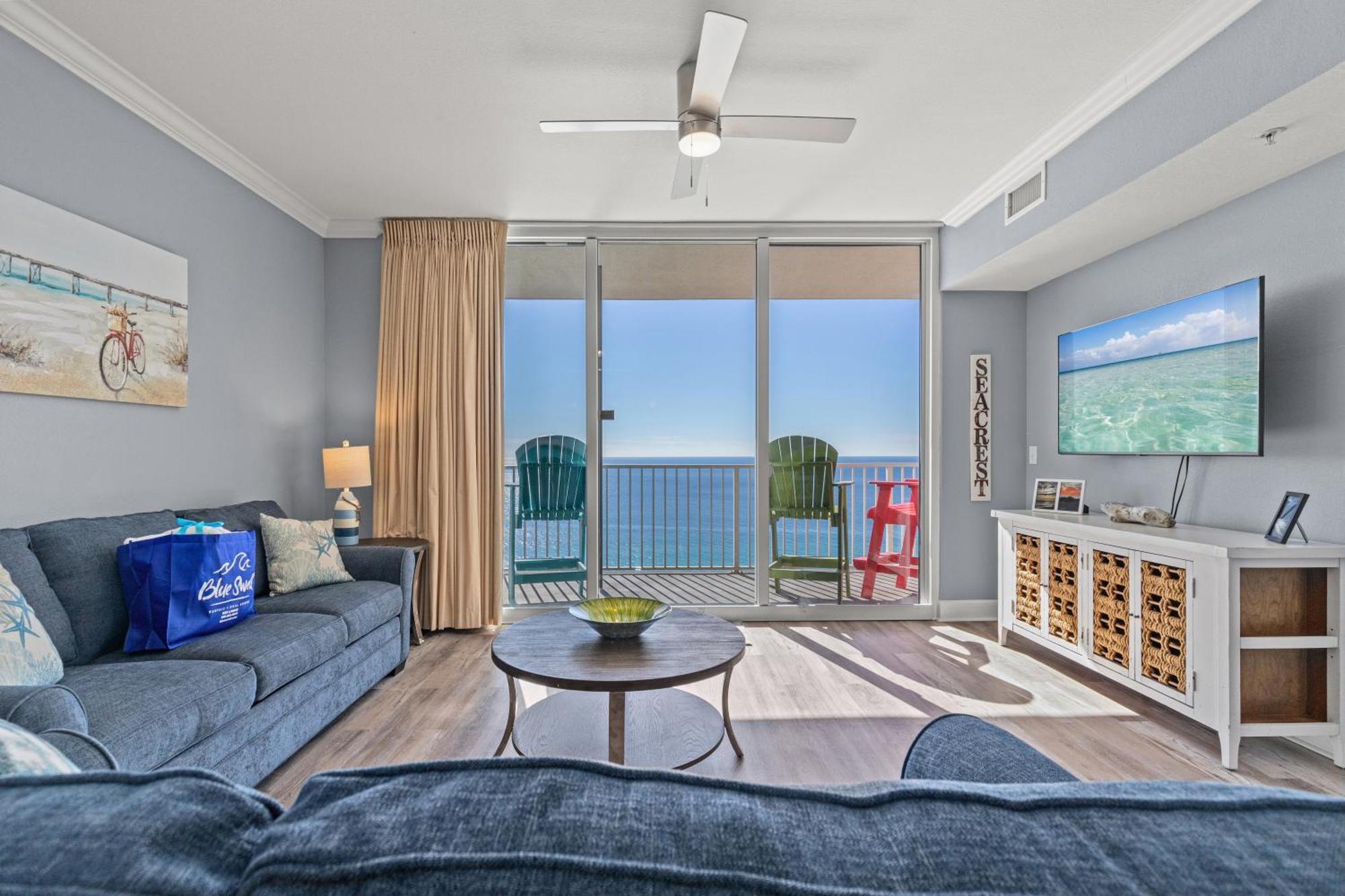 Tidewater Escape: 1Br/2Ba Beachfront Condo, Sleeps 6, Gulf Views & Comfort! Panama City Beach Eksteriør bilde