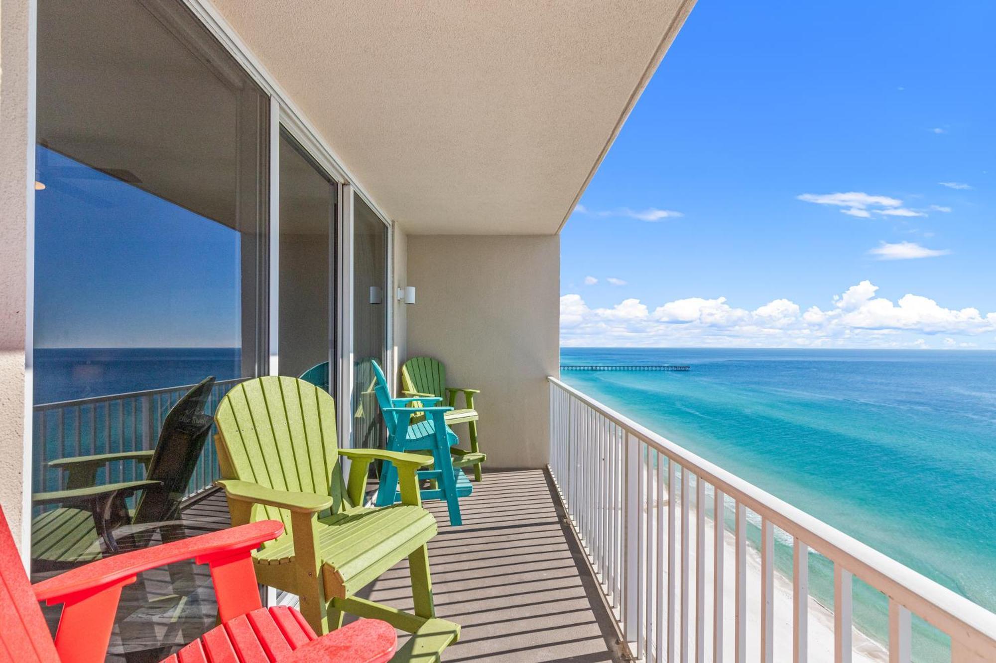 Tidewater Escape: 1Br/2Ba Beachfront Condo, Sleeps 6, Gulf Views & Comfort! Panama City Beach Eksteriør bilde