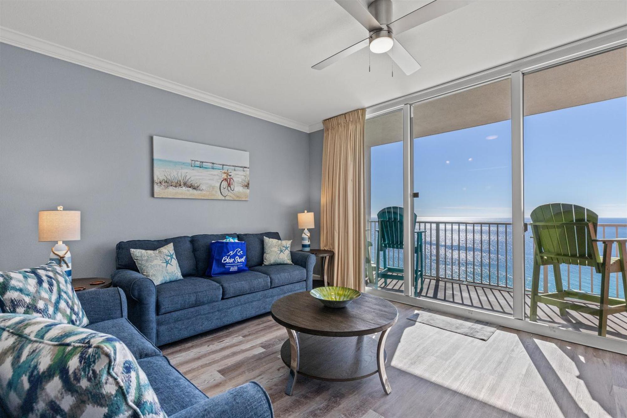 Tidewater Escape: 1Br/2Ba Beachfront Condo, Sleeps 6, Gulf Views & Comfort! Panama City Beach Eksteriør bilde